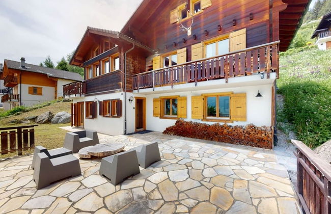 Beautiful Chalet in Le Bouveret With Garden - Foto 1