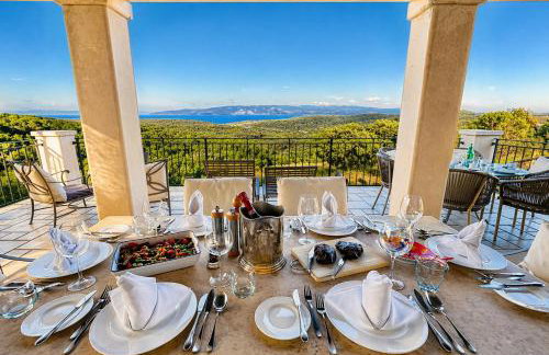 VILLA GEMINI Luxus Pool und Meerblick Punta Križa - Foto 3