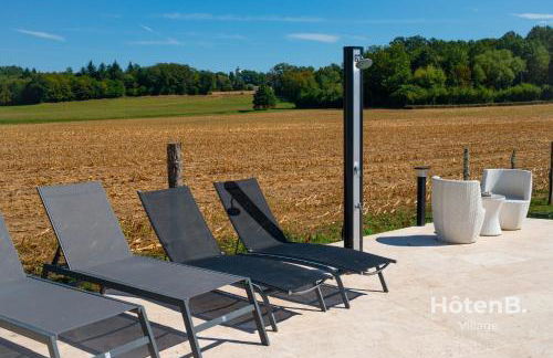 "Les Lièvres" House Air-conditioned Relaxation Oasis with Pool & Jacuzzi - Foto 16