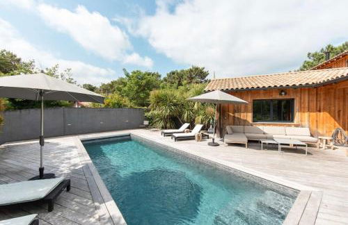 Villa Palombes au Cap Ferret charming villa with swimming pool - Foto 71