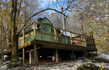 Tree Top Cabin with Private Hot Tub - Foto 16