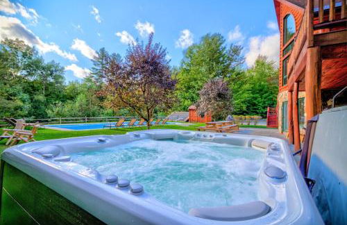 Most Luxury 7000 Sq ft Log Estate with Pool Hot Tub Sauna - Foto 33