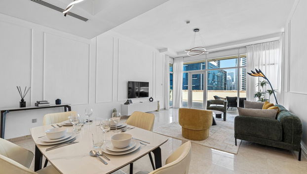 Burj Khalifa View BaySquare Business Bay - Foto 5, Servicio de comidas en la habitación