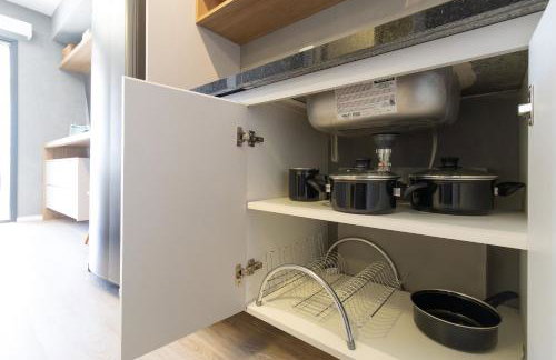 Estúdio Piscina Rooftop, WiFi 1GB, Metrô 600m - Foto 47