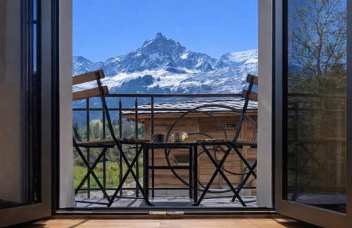 Apartment overlooking Mont Blanc with parking - Foto 5