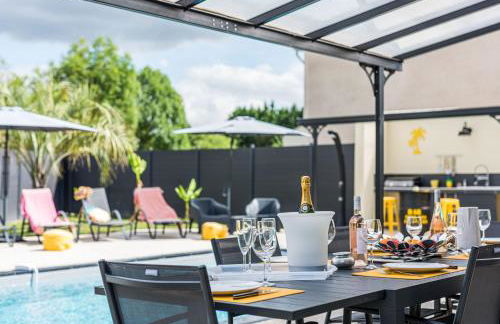 Villa des palmiers - Magnifique villa avec piscine chauffée et terrain de pétanque - Foto 25