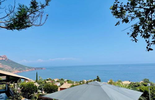 Superbe vue mer et Estérel, Villa Neuve pour 8-10 Personnes, Clim, Piscine - Foto 41