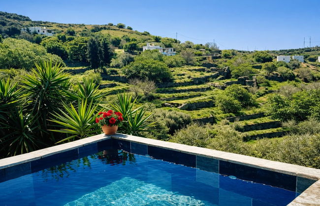 Villa Kotseli: Traditional Stone House with Pool & Sunset Sea Views - Foto 37