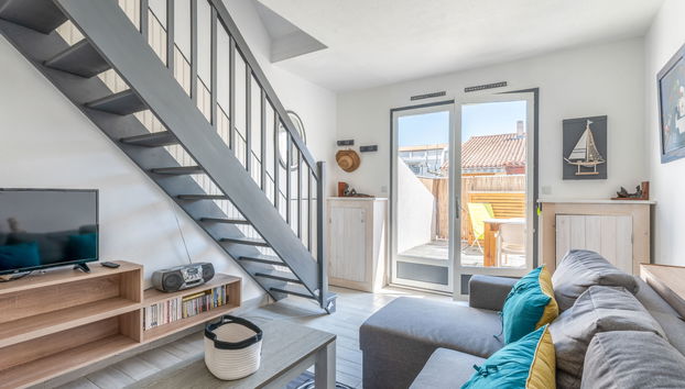 Holiday Home Les Maisons de la Plage-13 by Interhome - Foto 2, Living Room