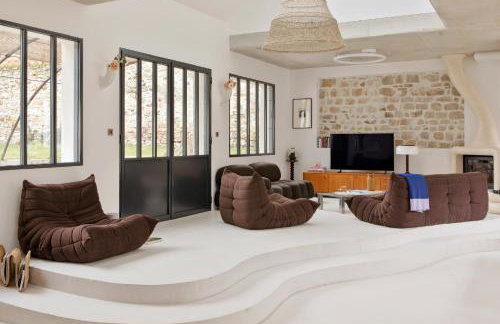 Villa Albertine, 4 chambres en plein cœur de Barbizon proche lisière de Forêt - Foto 7