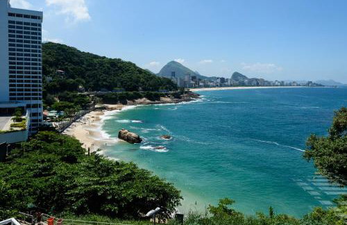 Ocean Blue Moderno Próximo à Praia do Leblon Vista Mar Espetacular Piscina Garagem Wi Fi e Sauna - Foto 40