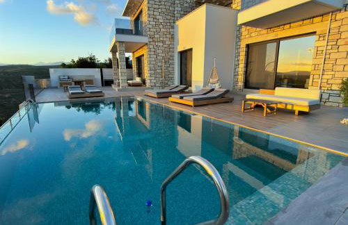 Paleokastro Villas with Private Heated Pool, Top Views - Next To Center - Top WiFi - Foto 67