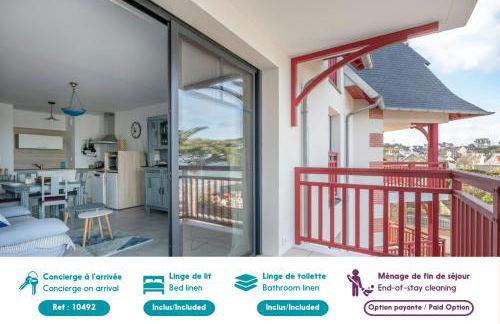 50m plage, appartement vue mer pour 3 - Foto 3