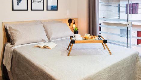 Studio Hortência 130m da praia novo! Com Ar cond - Foto 3