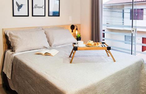 Studio Hortência 130m da praia novo! Com Ar cond - Foto 3