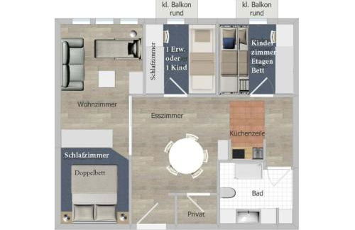 Ferienwohnung-juist-strandburg 206 für 2 bis 5 Personen mit Schwimmbad und Sauna - Photo 14