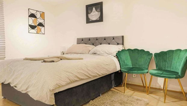 London - Flat - Garden Access - Sleeps 3 - Parking - Foto 3, Zimmer