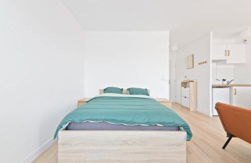 Studio Orly 15 min I Balcon, cuisine, Wi-Fi rapide - Foto 14