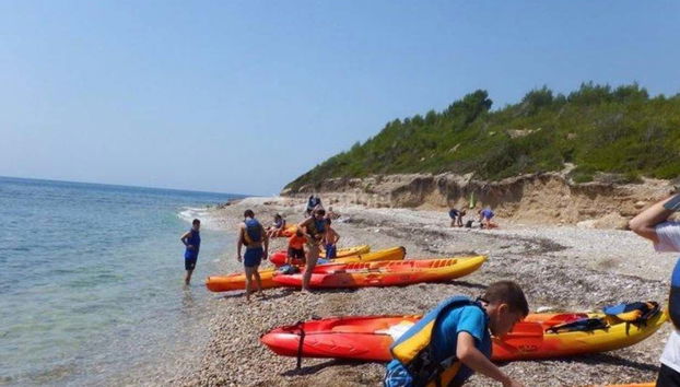 Parada en una cala de La Ametlla de Mar​​​