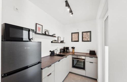 kitchenroombed - Top City-Lage I nahe Hbf I Aufzug I Tiefgarage I Terrasse I Business - Travel - Family - Foto 16