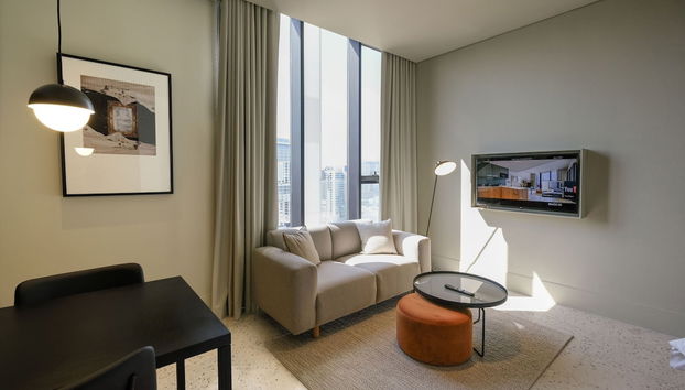 Upscale Studio w Burj View Upside Living - Foto 5, Habitación