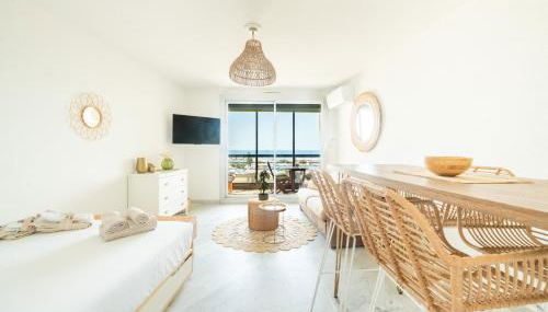 Studio chic & cosy vue mer, clim, parking - Foto 4