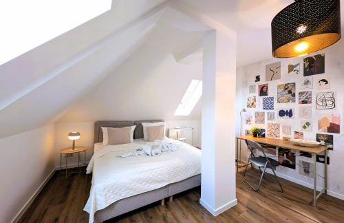 BohnApartments Schiller 7- Penthouse- WLAN- Parking- citynah - Foto 9