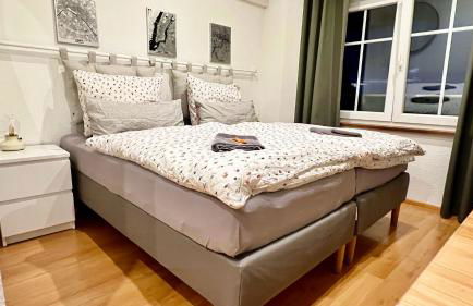 Modernes Doppelzimmer mit Bad & AC in Kehl Goldscheuer - 1A Guesthouse - Foto 2