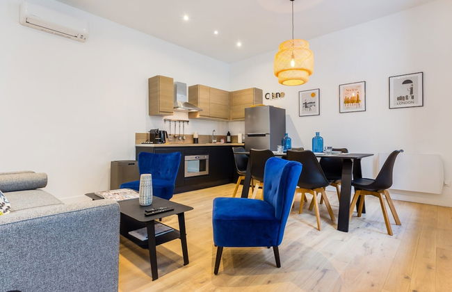 Elegant Apartment - 2bd/6p - Hotel de Ville - Foto 6