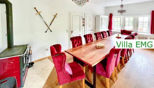 Villa EMG Ferienhaus in Alleinlage mit Privatsee Jacuzzi und Sauna für bis zu 22 Personen bei Osnabrück - Foto 3