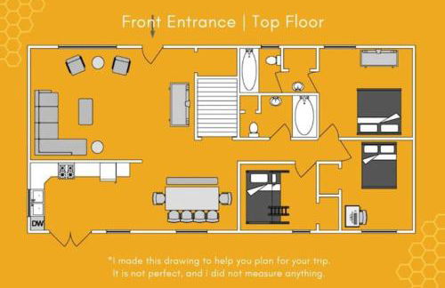 The Bumble Bee Hive 7-Bedroom House w/ Hot Tub - Foto 73