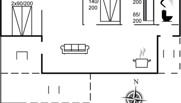 "Maikel" - 900m from the sea - Foto 2, Floorplan