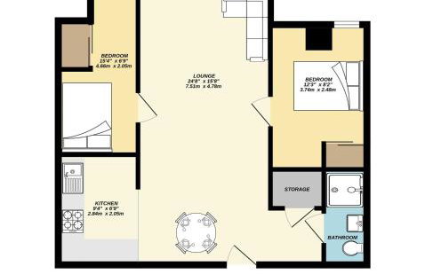Modern & Cozy 2-Bedroom Apartment plus Parking, Gym, Cinema, Games Room, Workspace - Photo 4