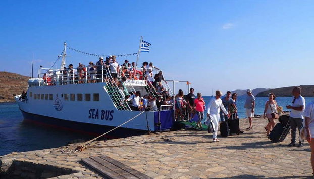Ferry entre Mykonos et Délos
