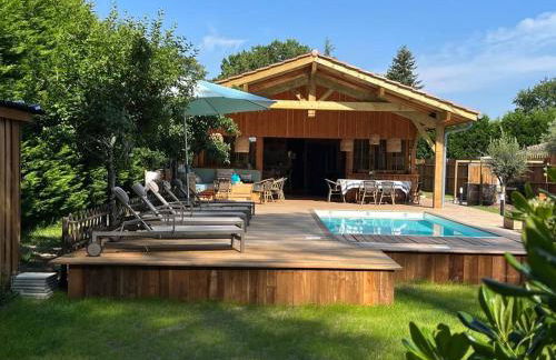 Cabane Noa neuve- piscine chauffée - Foto 1