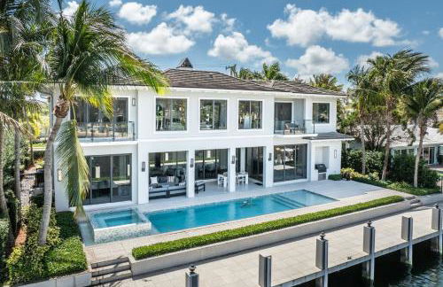 Waterfront Luxury Estate with Private Dock Lighthouse Point - Foto 52