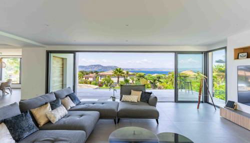 Villa Palma Giens - Vue Mer Panoramique -Piscine Chauffée Mai à Septembre- 4 chambres -Garage - Foto 5