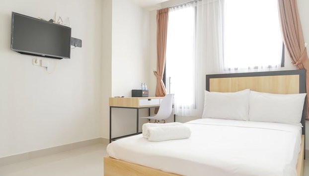 Minimalist And Homey Studio At Evenciio Margonda Apartment - Foto 3, Habitación