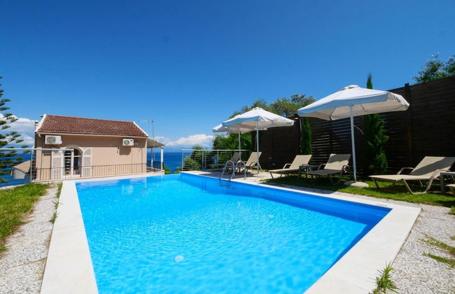 Villa Litsa Large Private Pool Walk to Beach Sea Views A C Wifi - Foto 43