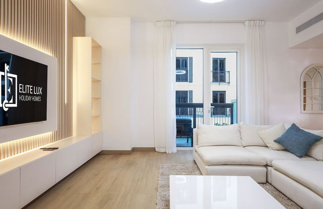 Elite LUX Holiday Homes - 1bhk Beachside Retreat at Port De La Mer Dubai - Foto 6