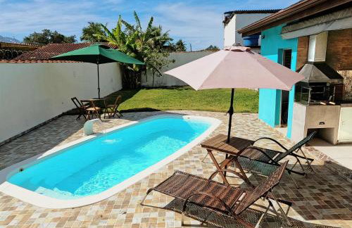 Casa de Praia em Bertioga, São Paulocom Piscina Ar Condicionado Wifi a 500m do Mar - Foto 1