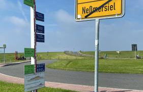 Nessmersiel, Ferienwohnung mit Balkon in Deichnähe, Wallbox, renoviert - Foto 21