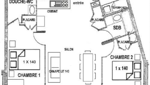 Appartement 3 pièces à Villard-sur-Doron, 8 personnes, parking couvert - FR-1-594-337 - Foto 2