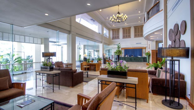 Zona de estar del vestíbulo