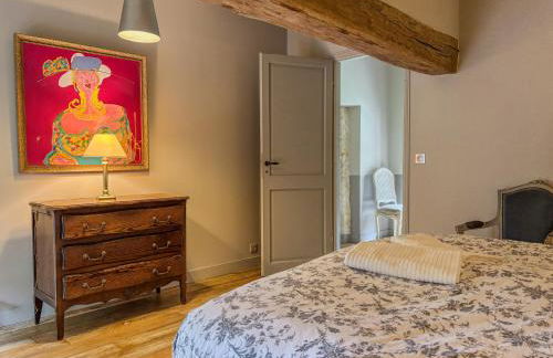 Manoir XV et Grange avec Piscine chauffée privée - Foto 14