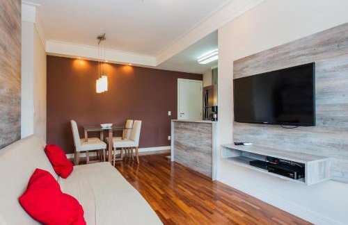 IN4 - Novo Bhaus Morumbi - Shopping Jardim Sul - 50m2 - Linda vista 19o andar - Vaga de Garagem - Acomoda 2 adultos e 1 criança - Foto 17