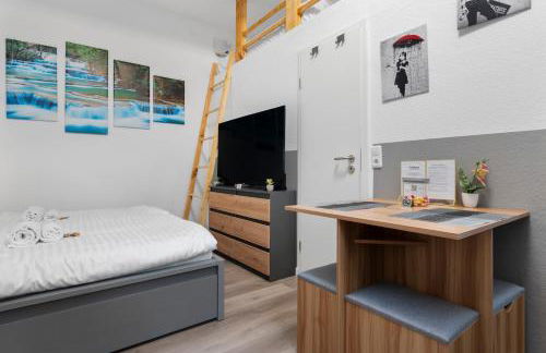 Komfortables Studio in Köln-Ehrenfeld, Küche, Vollausstattung, Netflix, 1 Min zur U-Bahn, 10 Min zum Neumarkt - Foto 6