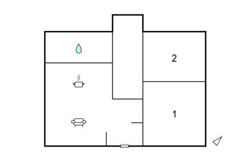 2 Bedroom Lovely Apartment In Frazione Zortea - Foto 19