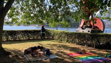 2BR Docks View Free Parking Fast WiFi Terrace Balcony TV BBQ Garden Access - Foto 5, Garden, Garden view