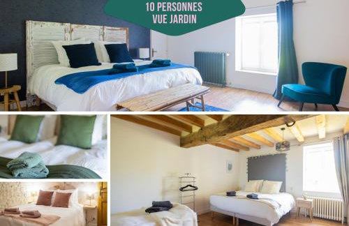 CENTER PARCS à 5min - Idéal Familles & Groupes - 3 parkings - Piscine - Jardin clos - Au calme - Châteaux de la Loire - Foto 10